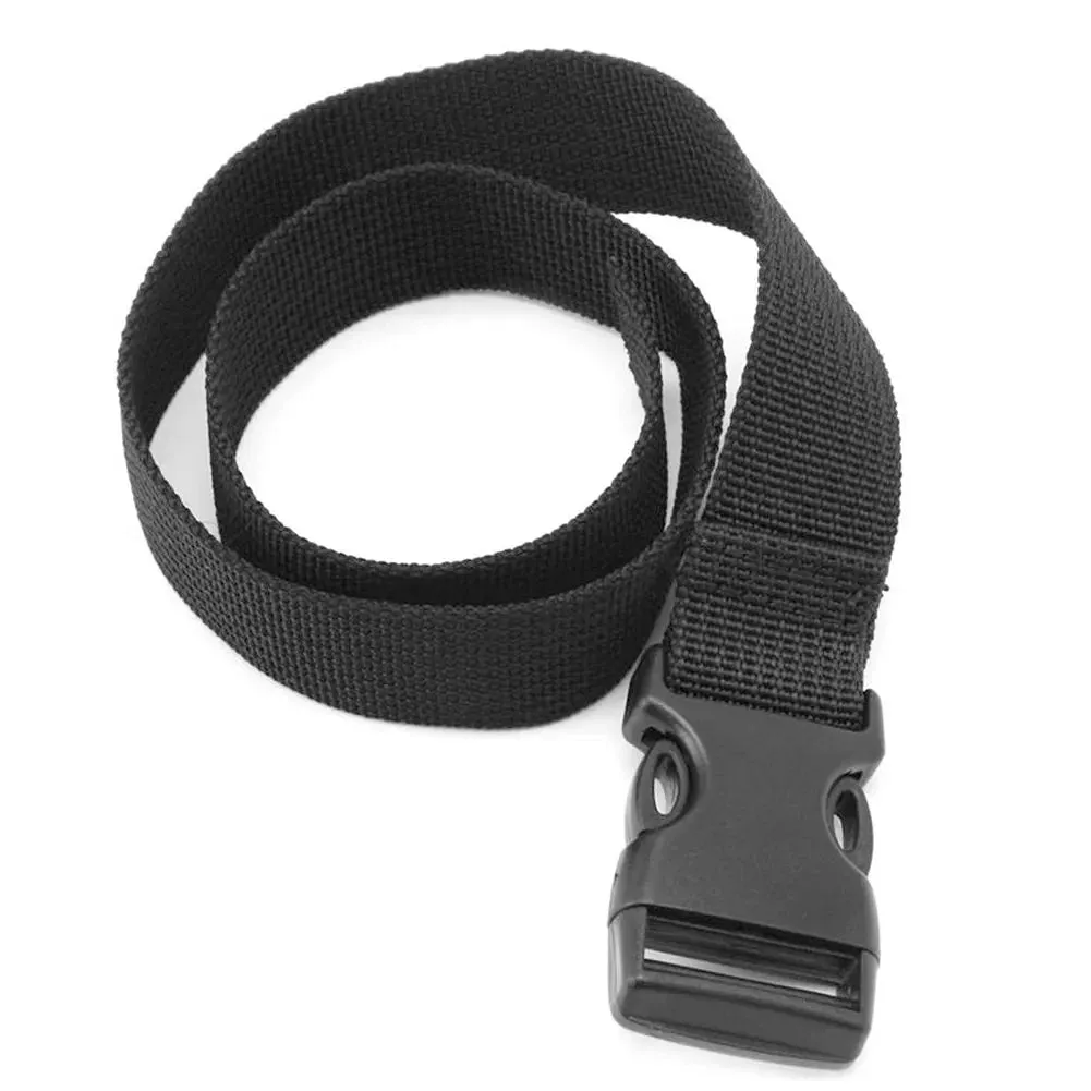 Color: Yellow - 0.5-3M Black Durable Nylon Travel Tied Cargo Tie