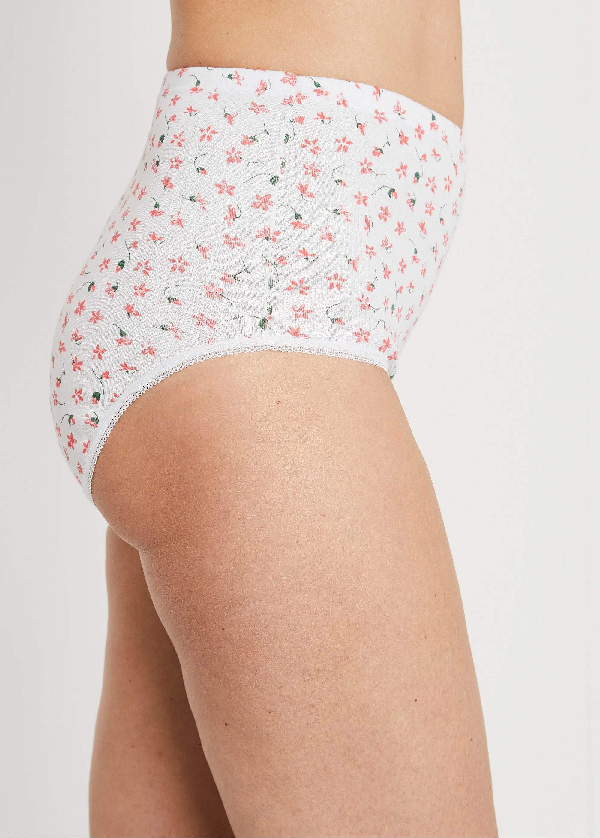 Culottes hautes imprimées - lot de 4