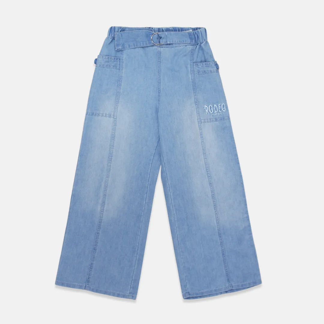 Culottes/ Kulot Panjang Denim Blue/ Rodeo Junior Girl/ Be Amazing