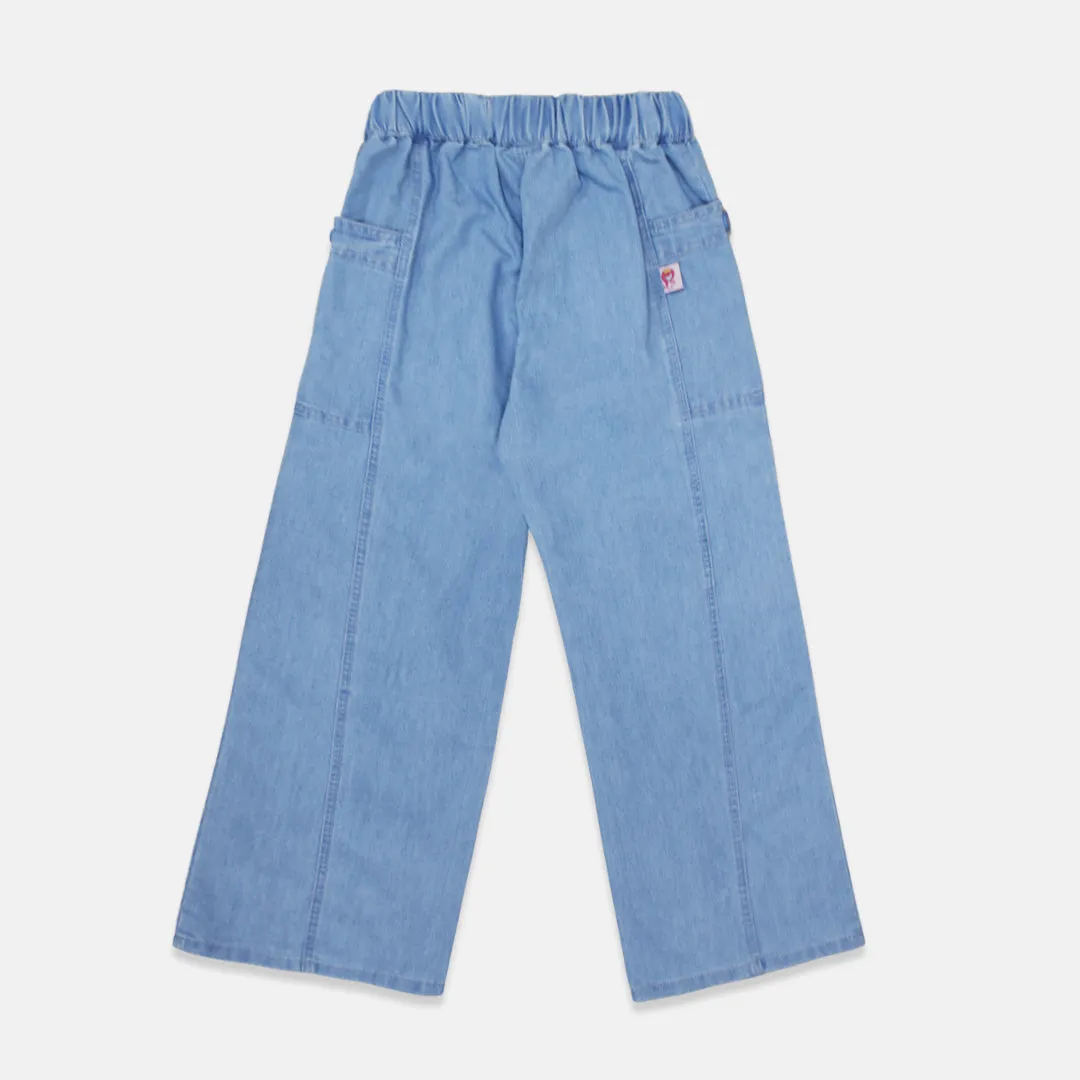 Culottes/ Kulot Panjang Denim Blue/ Rodeo Junior Girl/ Be Amazing