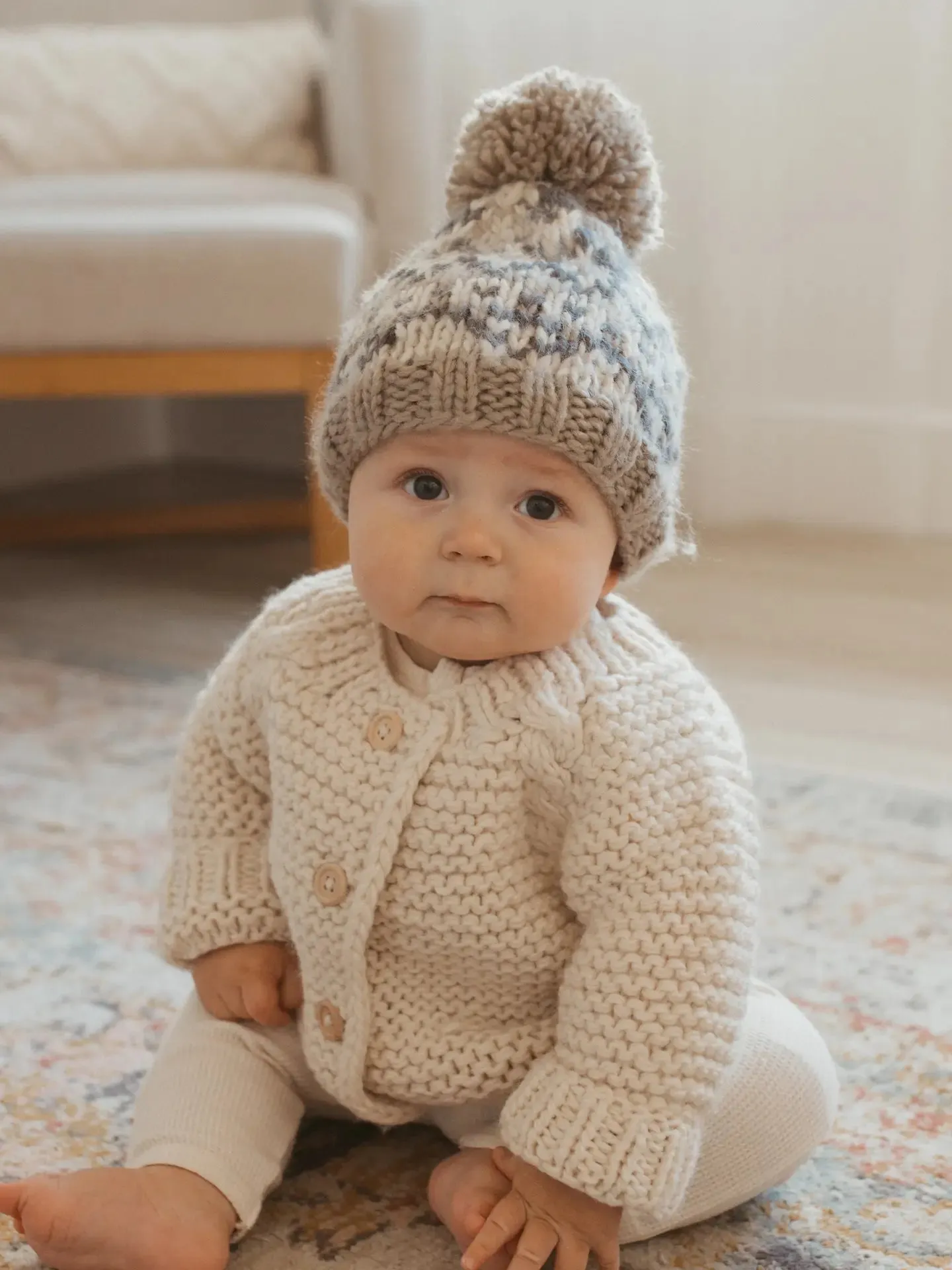 Fairisle Pebble Beanie Hat