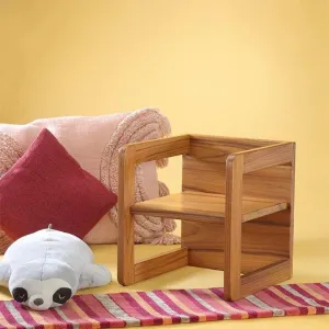 Kids Chair | Premium Teak Wood | Multi Usage | Comfortable And Durable