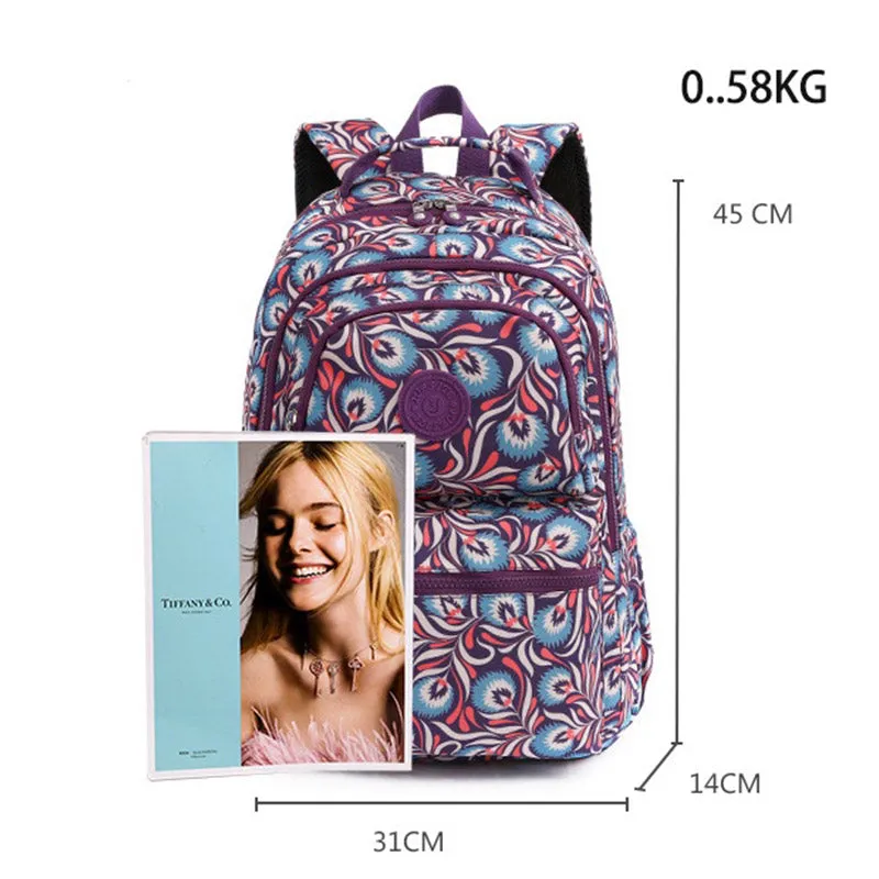 Travel Laptop Bakcpack Casual Durable Daypack College Bookbags for Women Girls